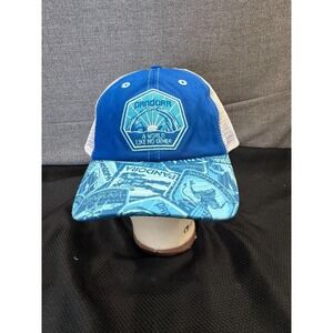 Disney Parks Pandora: The World of Avatar "A‎ World Like No Other" Blue Mesh Hat